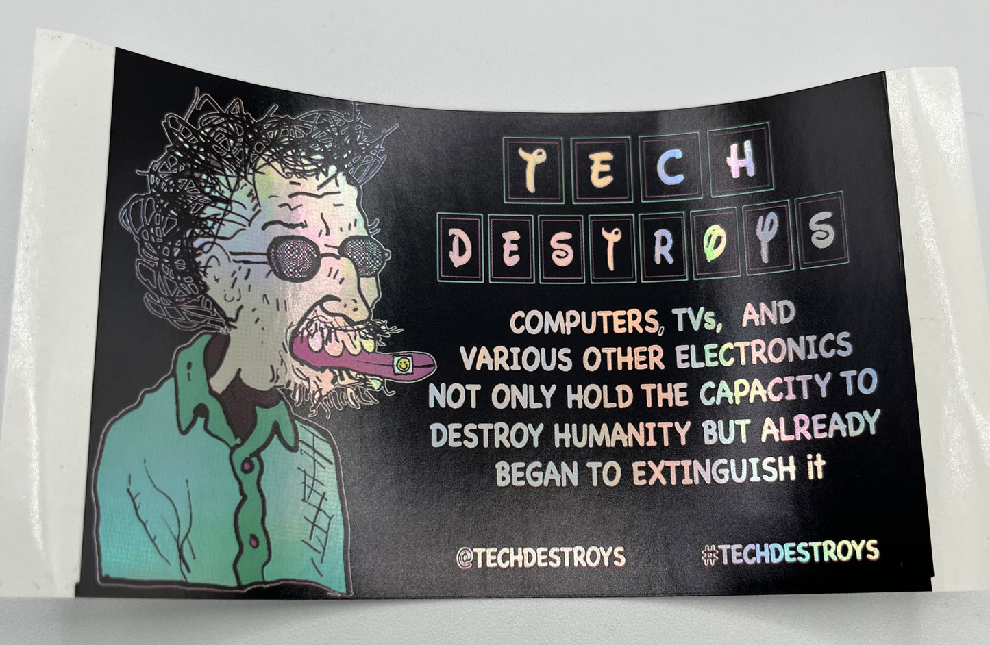 tech destroys sticker pack